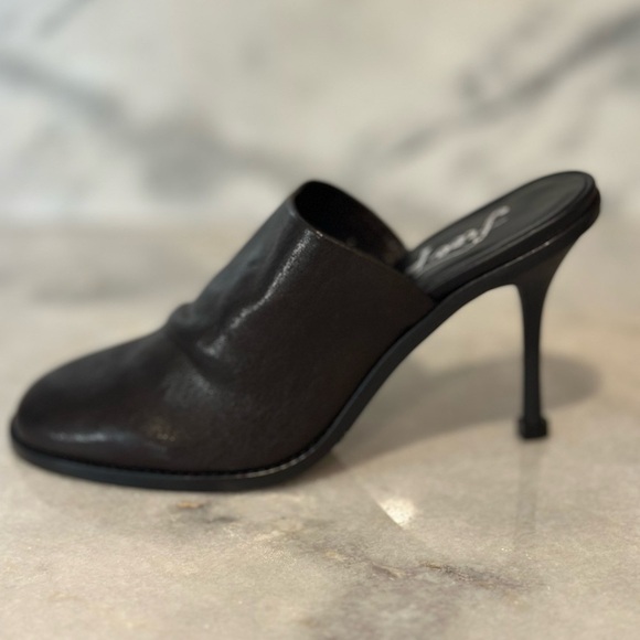 Free People New in Box Women's Leila Black Heeled Mules- Size 39 - Picture 5 of 12